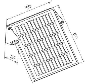 vento solar v60 pro solar panel dimensions